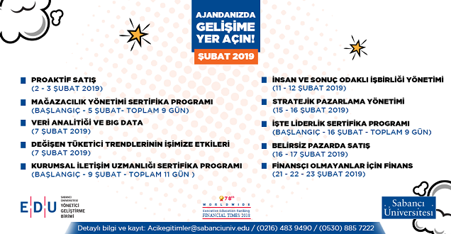 EDU’dan, İş Dünyasında İleriye Taşıyacak Eğitimler