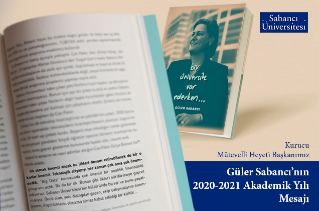 Kurucu Mütevelli Heyeti Başkanımız Güler Sabancı’dan Akademik Yıl Açılış Mesajı