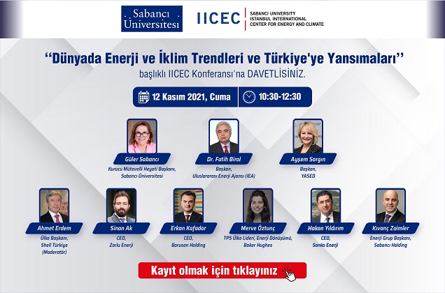 IICEC'den “Dünyada Enerji ve İklim Trendleri ve Türkiye’ye Yansımaları" Konferansı