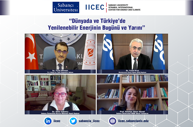 “Dünyada ve Türkiye’de Yenilenebilir Enerjinin Bugünü ve Yarını” başlıklı webinar gerçekleşti