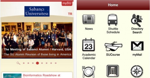 Sabancı Üniversitesi'nin akıllı telefon ve tablet uygulaması ISabancı'yı indirdiniz mi?