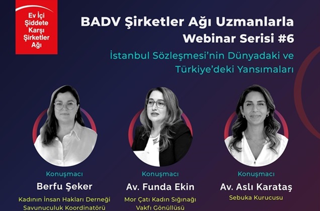 İstanbul Sözleşmesi'nin Dünyadaki ve Türkiye'deki Yansımaları Webinar Etkinliği