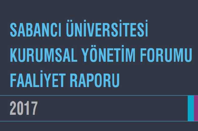 Kurumsal Yönetim Forumu 2017 Faaliyet Raporu yayınlandı