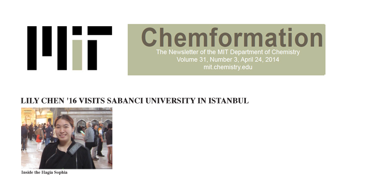 MIT öğrencisi Lily Chen'in Sabancı Üniversitesi izlenimleri