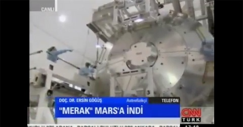 'Merak' Mars'a indi