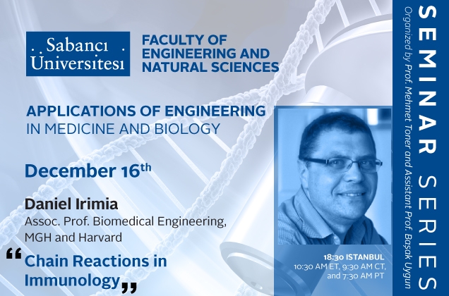 Daniel Irimia'dan "Chain Reactions in Immunology" semineri