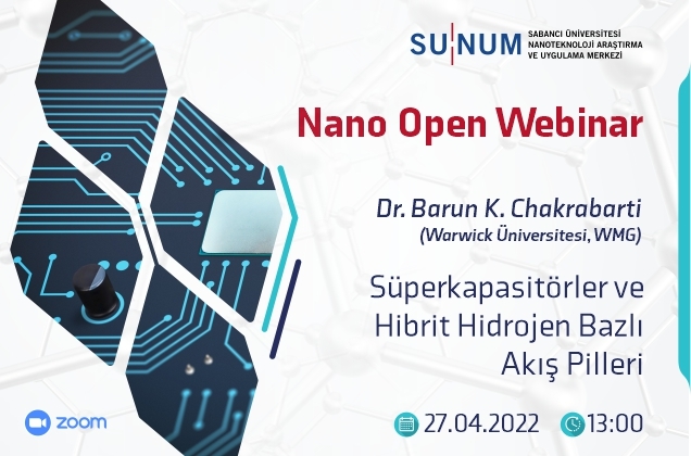 Nano Open Seminer Serisi&#039;nin yeni konuğu Barun K. Chakrabarti