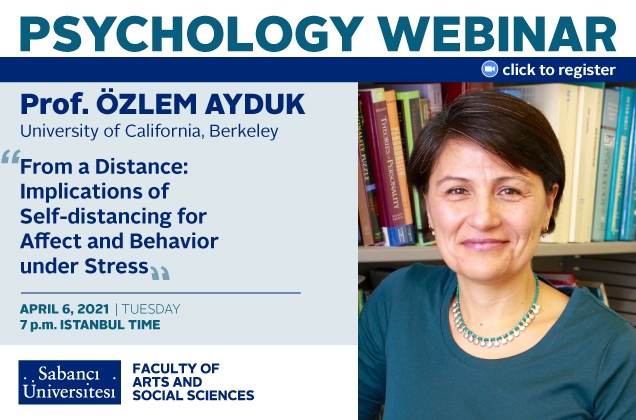 Özlem Ayduk'tan psikoloji webinarı