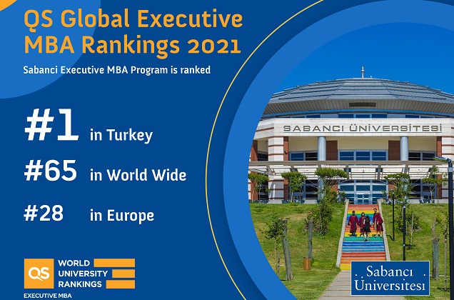 Sabancı Üniversitesi QS Executive MBA 2021 Sıralamasında Lider