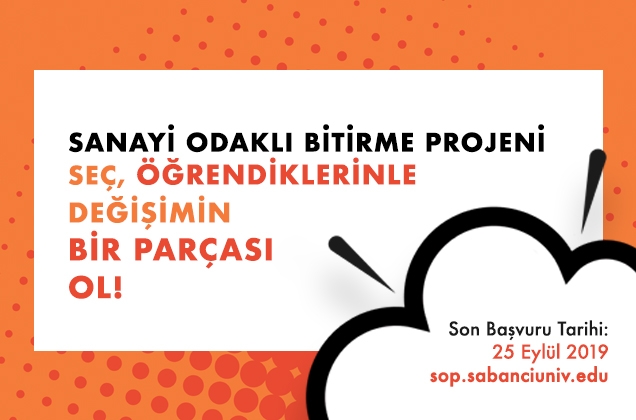 Sanayi Odaklı Projeler ENS 491 Mezuniyet Programı başvuruları