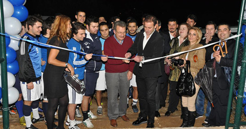 Yeni Futbol Sahamız Açıldı