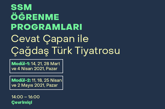 SSM Öğrenme Programları Cevat Çapan’ın “Çağdaş Türk Tiyatrosu” seminerleri ile devam ediyor