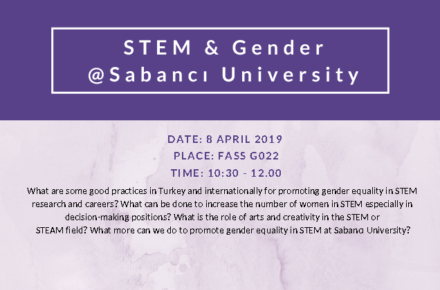 SU Gender “STEM & Gender” Buluşması