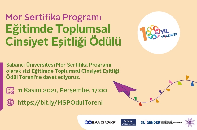 Mor Sertifika Programı Eğitimde Toplumsal Cinsiyet Eşitliği Ödülleri