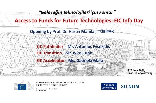 Geleceğin Teknolojileri için Fonlara Erişim - EIC Bilgi Günü