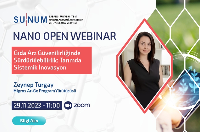  Nano Open Seminer Serisi'nin yeni konuğu Zeynep Turgay