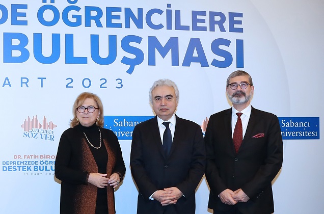 Güler Sabancı, Fatih Birol, Yusuf Leblebici