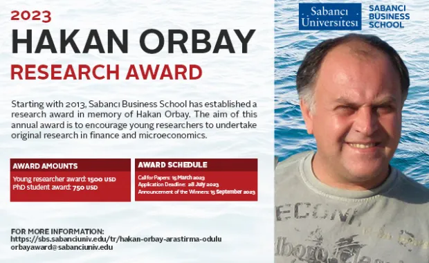 Applications Open for the 2023 Hakan Orbay Research Awards