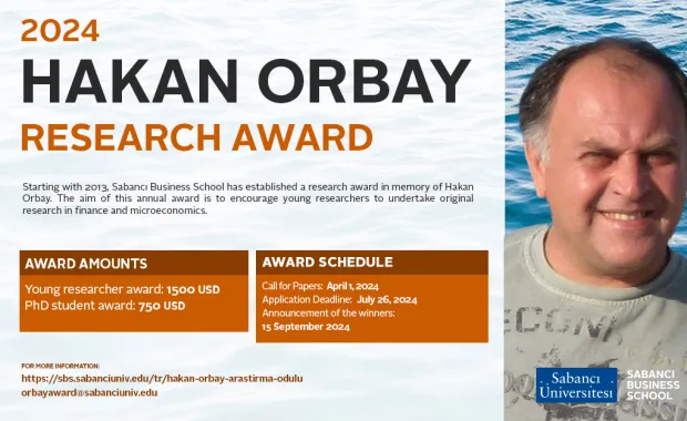 Applications are now open for the Hakan Orbay 2024 Research Awards