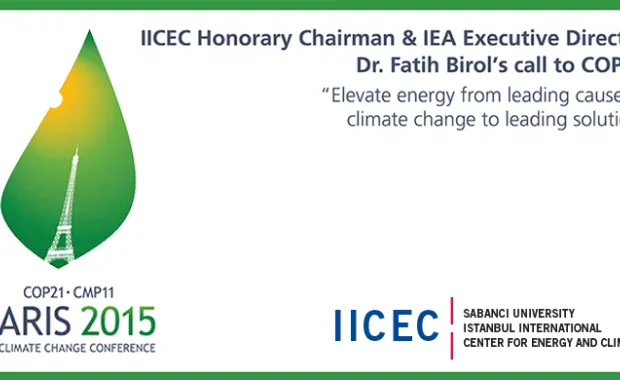 Dr. Fatih Birol's COP21 Message