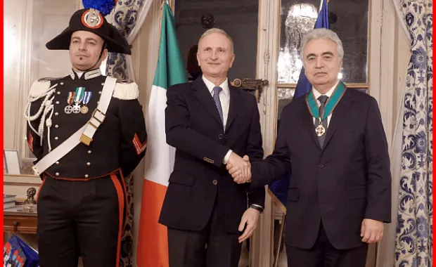 Fatih Birol Received The Order of Merit of the Italian Republic