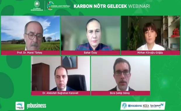 CDP Turkey Projects Manager Mirhan Köroğlu Göğüş and IICEC Director Bora Şekip Güray spoke at the “Carbon-Neutral Future Webinar”
