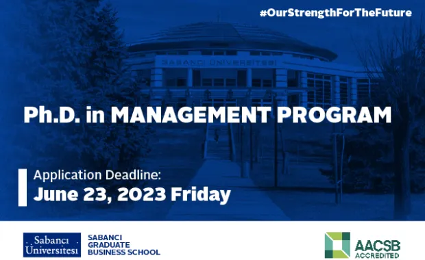 Deadline for Application to Ph.D. in Management Program: June 23rd