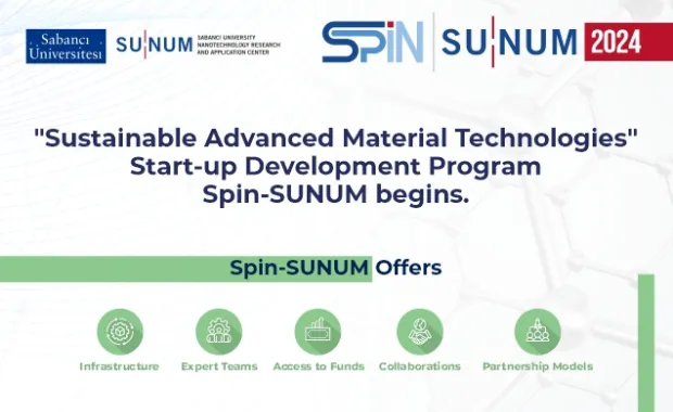 "Sustainable Advanced Material Technologies" Development Programme Spin-SUNUM begins.
