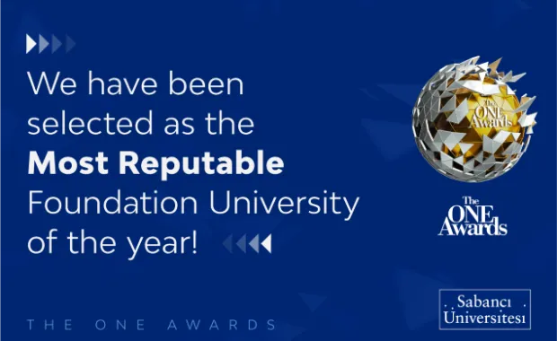 Sabancı University receives “the Most Reputable Foundation University of the Year” Award