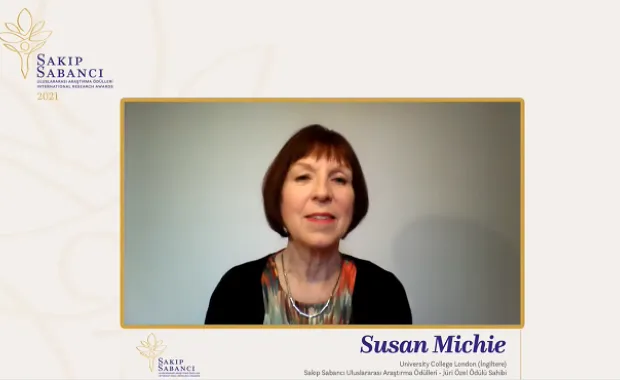 Professor Susan Michie won the Jury Prize at the 2021 Sakıp Sabancı International Research Awards