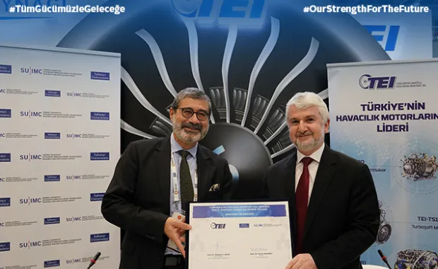 Cooperation on Composite Engine Parts Development Between TEI and Sabancı University