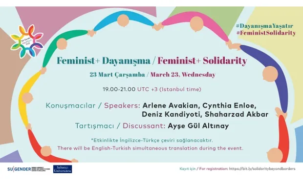 SU Gender Mart Ayı Etkinlikleri “Feminist+ Dayanışma” Söyleşisi ile Devam Ediyor Resmi