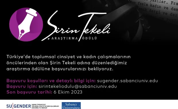 Şirin Tekeli Araştırma Ödülü 