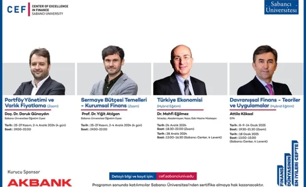 CEF Sertifika Programları 2024-2025 Güz Dönemi Takvimi Açıklandı