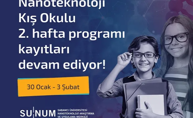 Nanoteknoloji Kış Okulu 2. hafta programının kayıtları devam ediyor
