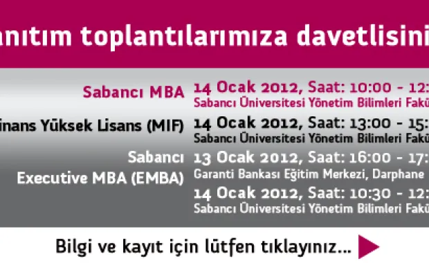 Tanıtım Toplantılarına Davetlisiniz