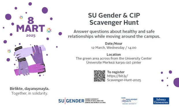 Kampüsü Keşfet, Sağlıklı İlişkiler Konusunda Bilgini Test Et: SU Gender &amp; CIP Hazine Avı
