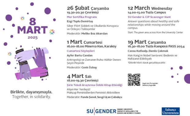 SU Gender March 2025 Events