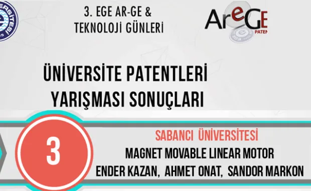 Ahmet Onat'a Patent Ödülü