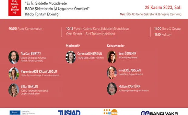 “Ev İçi Şiddetle Mücadelede BADV Şirketlerinin İyi Uygulama Örnekleri” Kitabı Tanıtım Etkinliği