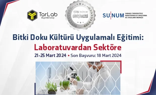 Bitki Doku Kültürü Uygulamalı Eğitimi: Laboratuvardan Sektöre