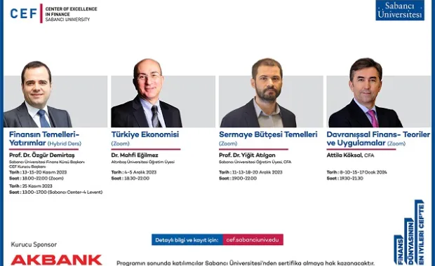 CEF Sertifika Programları 2023 Güz Dönemi Takvimi Açıklandı