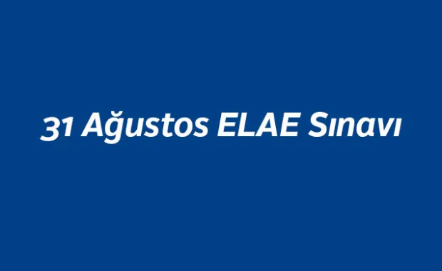 31 Ağustos 2016 ELAE St II