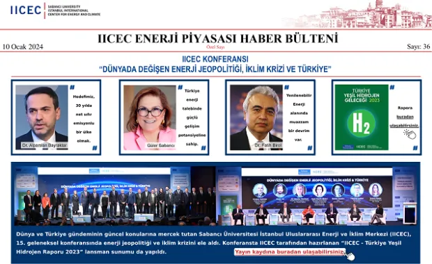 IICEC Enerji Piyasası Haber Bülteni 36.Sayı (Özel Sayı)