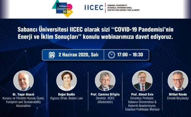 COVID-19 Pandemisinin Enerji ve İklim Sonuçları webinarı