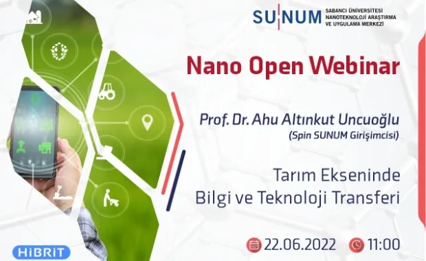 Nano Open Seminer Serisi'nin yeni konuğu Prof. Dr. Ahu Altınkut Uncuoğlu