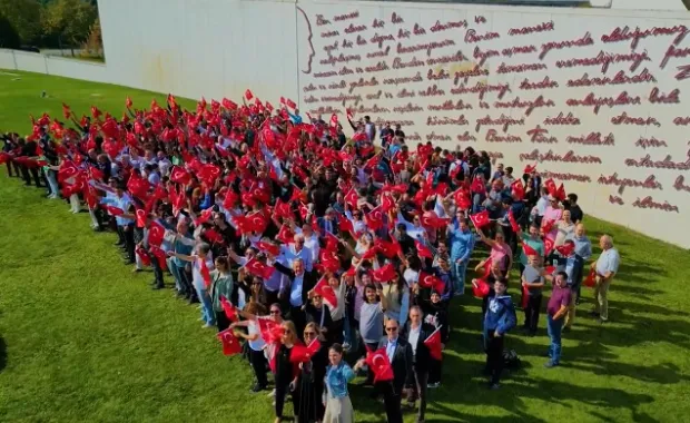 Cumhuriyetimizin 100.yılını kampüsümüzde coşkuyla kutladık
