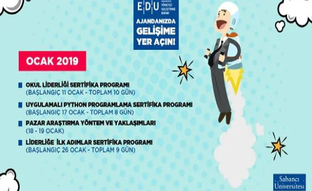 EDU Ocak ayı sertifika programları kayıtları başladı!