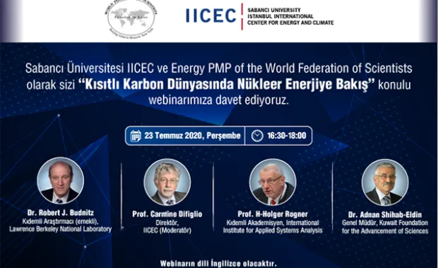 Kısıtlı Karbon Dünyasında Nükleer Enerjiye Bakış'' webinarı