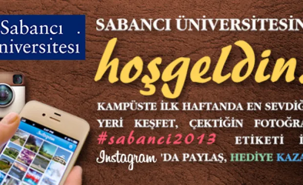 Sabancı Üniversitesine hoşgeldin!